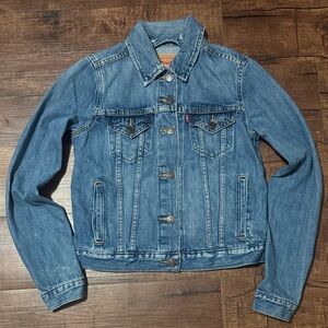 Levi's Blue Jean Jacket front button